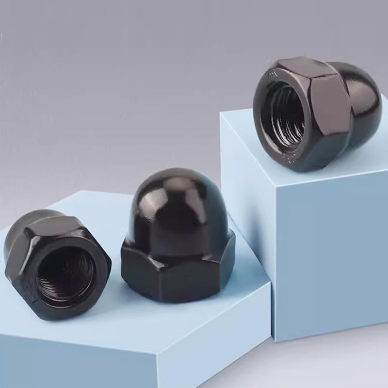 sotoolstop Store M6 Black Acorn Cap Nuts, M6-1.0 Black Acorn Nut Stainless Steel 18-8(304), 20Pcs-Pack - Image 4